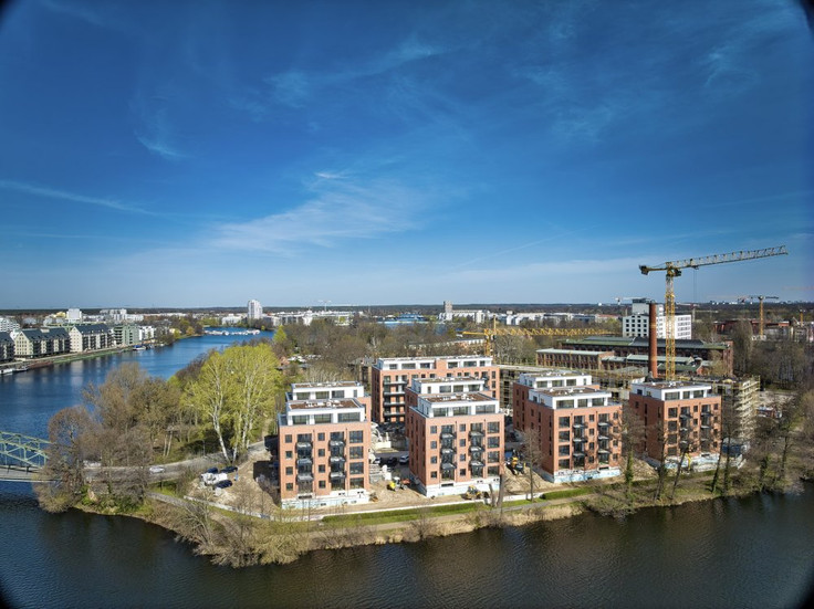 Buy Condominium, Maisonette apartment, Penthouse in Berlin-Hakenfelde - Inselquartier Eiswerder, Eiswerderstraße