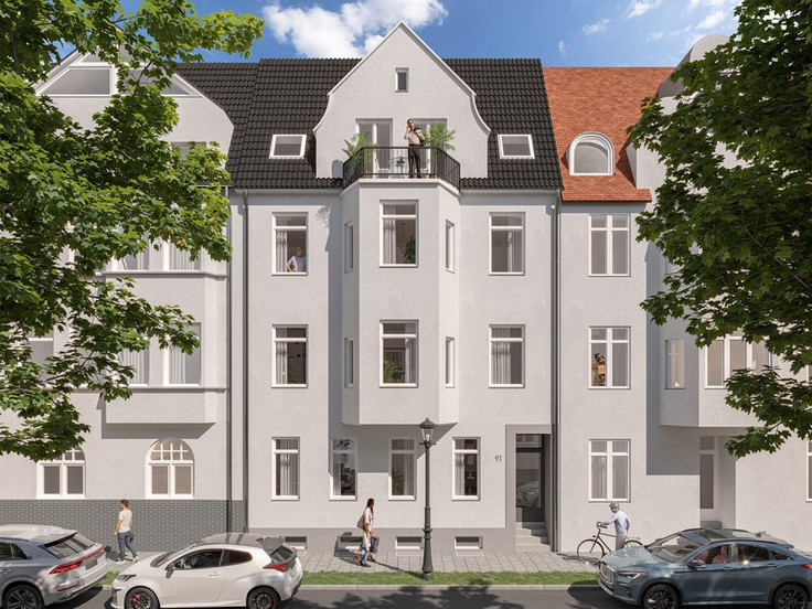 Buy Condominium in Dusseldorf-Gerresheim - NEUNEINS. gründerzeitwohnen, 