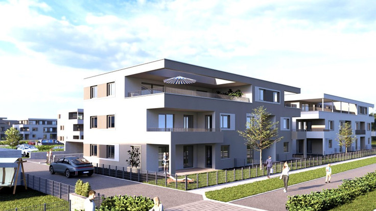 Buy Condominium in Langweid am Lech - Langweid Village - 3. BA, Germanenstraße 16-20