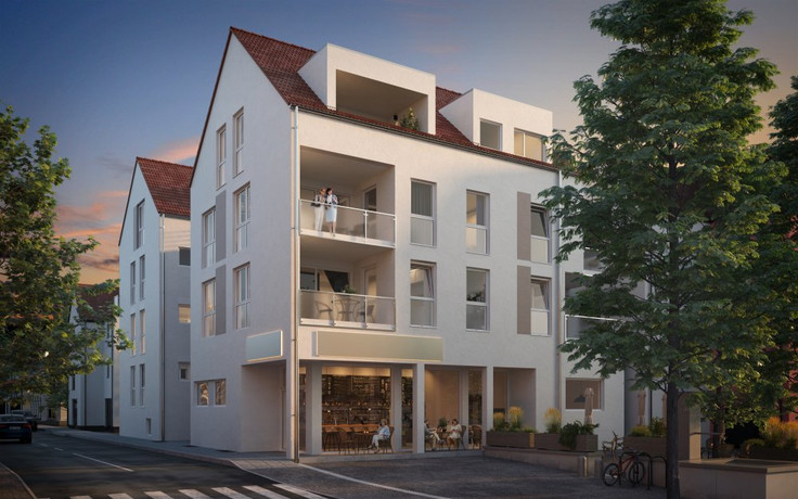 Buy Condominium in Fellbach-Oeffingen - DAS TRIO Fellbach-Oeffingen, Hauptstraße 6, 6/1, 6/2