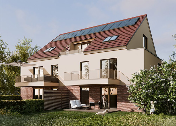 Buy Condominium, Semi-detached house, House in Barsinghausen-Egestorf - StadtWaldNah, Stoppstraße, Rotdornweg