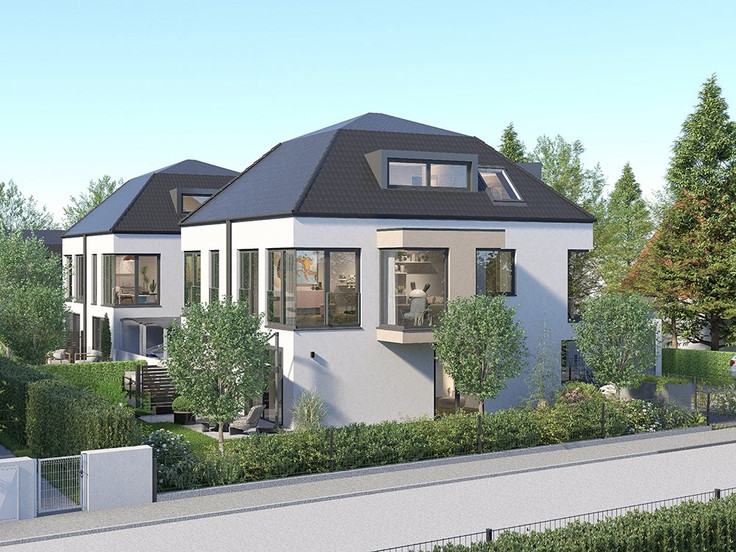 Buy Semi-detached house, House in Munich-Untermenzing - Nest im Grünen, Augustenfelder Str. 33