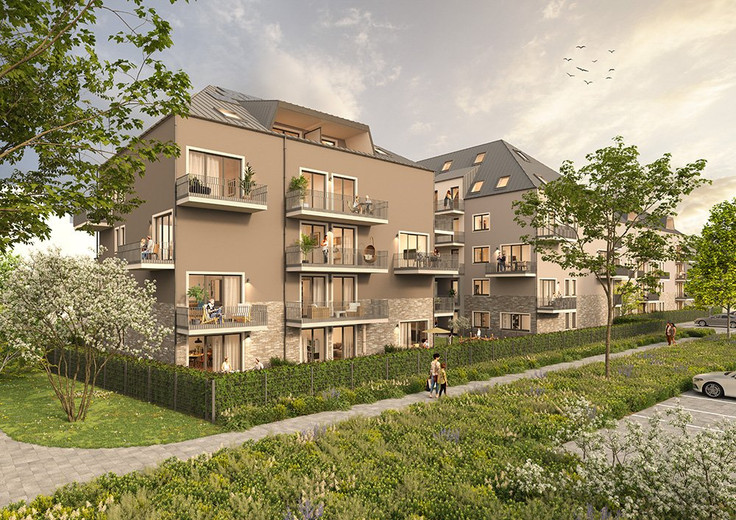 Buy Condominium, Maisonette apartment in Rheinfelden (Baden) - SCHILLERQUARTETT – Stilvolles Wohnen in Rheinfelden, Schillerstraße 3