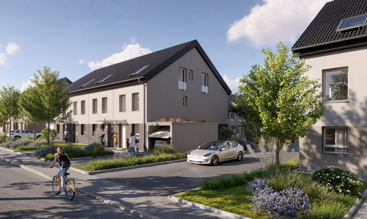 Buy Terrace house, House in Leipzig-Probstheida - An der Blumenquelle, Feldstraße