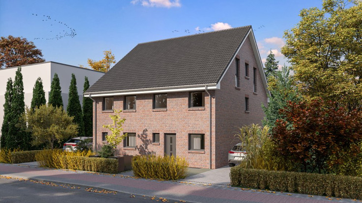 Buy Semi-detached house, House in Dusseldorf-Lohausen - die grundstücke am neusser weg, Neusser Weg 81+81a