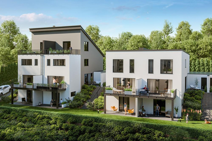 Buy Semi-detached house, House in Idstein - Idstein Taunusviertel, Hofheimer Straße 9-19, Hofheimer Straße 9