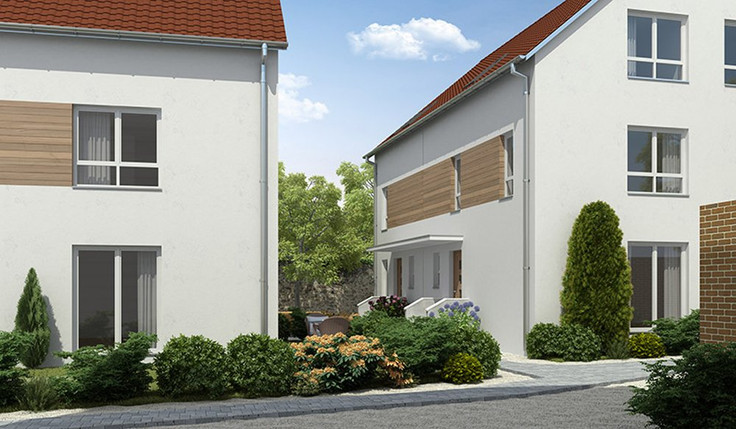 Buy Semi-detached house, House in Frankfurt am Main-Bonames - Hofreite Bonames, Homburger Landstraße 655-657