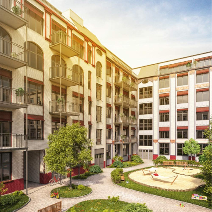 Buy Condominium in Berlin-Kreuzberg - Bluecherhoefe, Blücherstraße 32