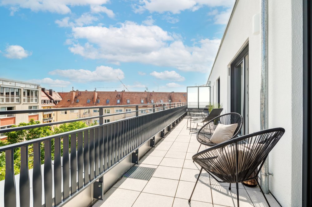 Image new build property condominium Quartier Neuhausen Arnulfstraße Munich 