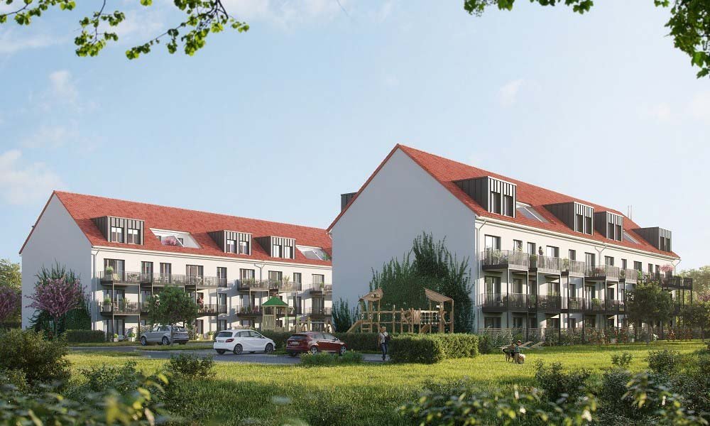 Image new build property condominiums Obstgärten Markranstädt / Saxony / Leipzig