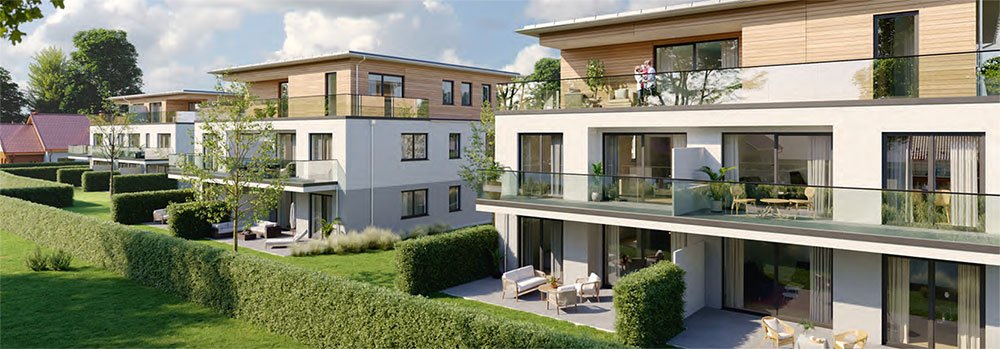 Image new build property condominiums Wohnen im Neufeld Im Neufeld Ruderatshofen