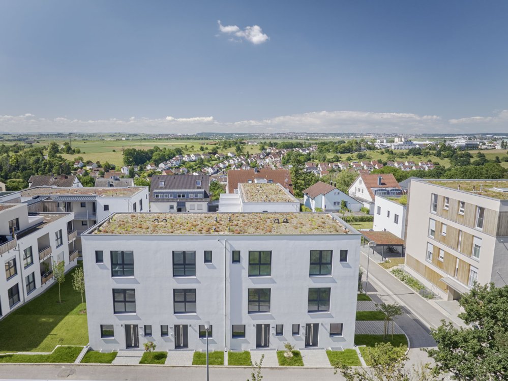 Image new build property houses Ob der Halde Ostfildern / Stuttgart