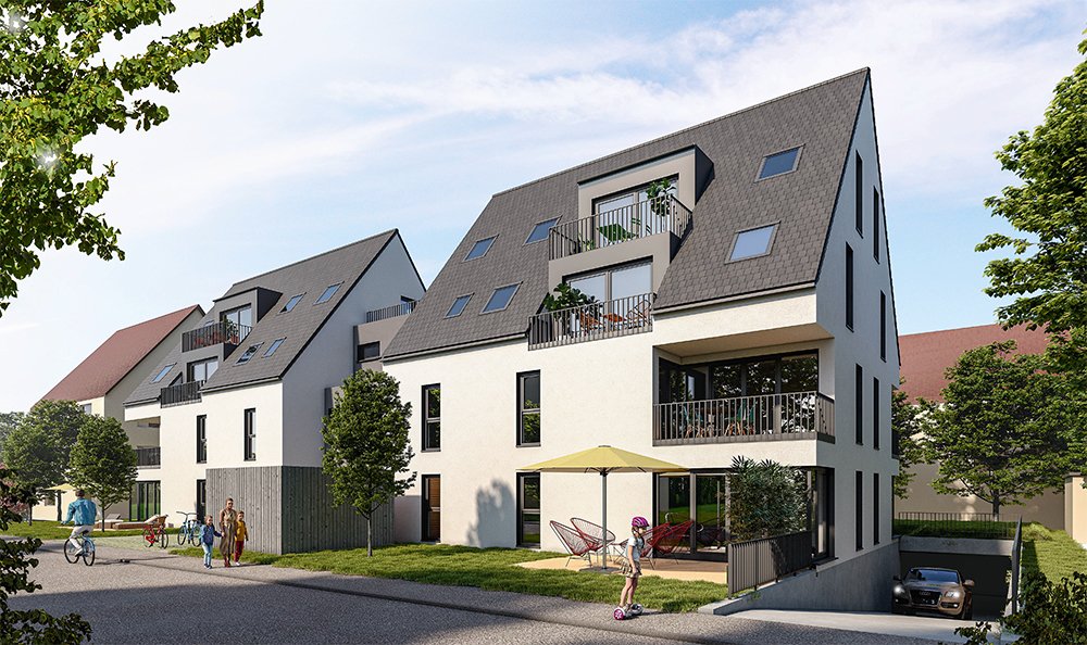 Image new build map condominiums Eberhardstraße Friedrichshafen