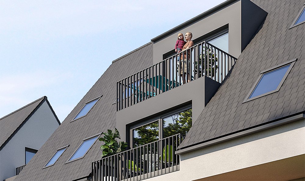 Image new build map condominiums Eberhardstraße Friedrichshafen