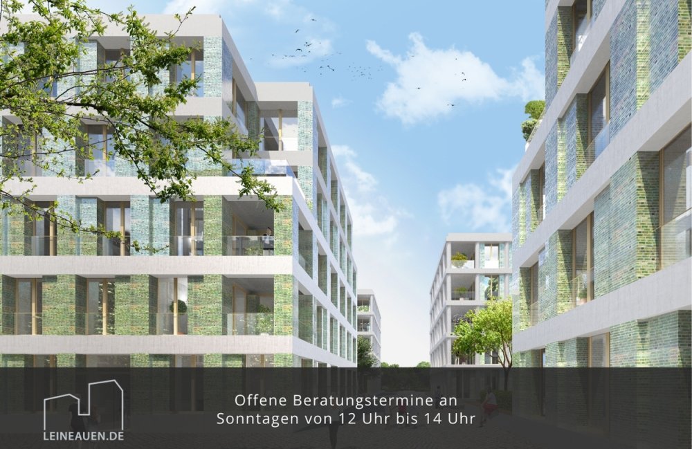 Image new build property Quartier Leineauen Hanover / Wülfel