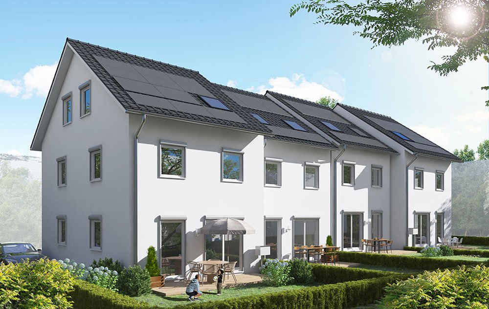 Image new build property houses Plus-Energiehäuser Urbach Rems