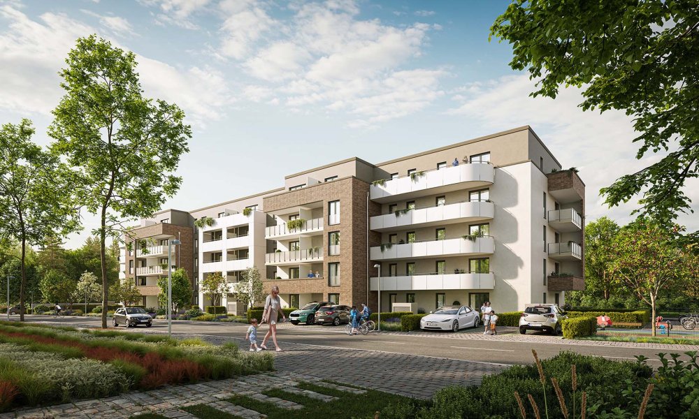 Image new build property apartments Römerquartier Langen in Hesse