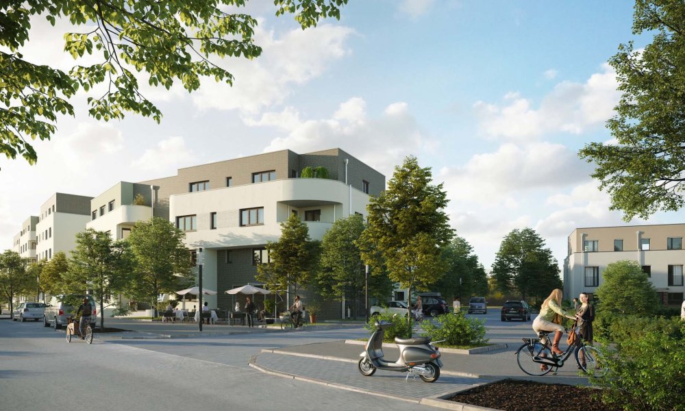 Image new build property apartments Römerquartier Langen in Hesse