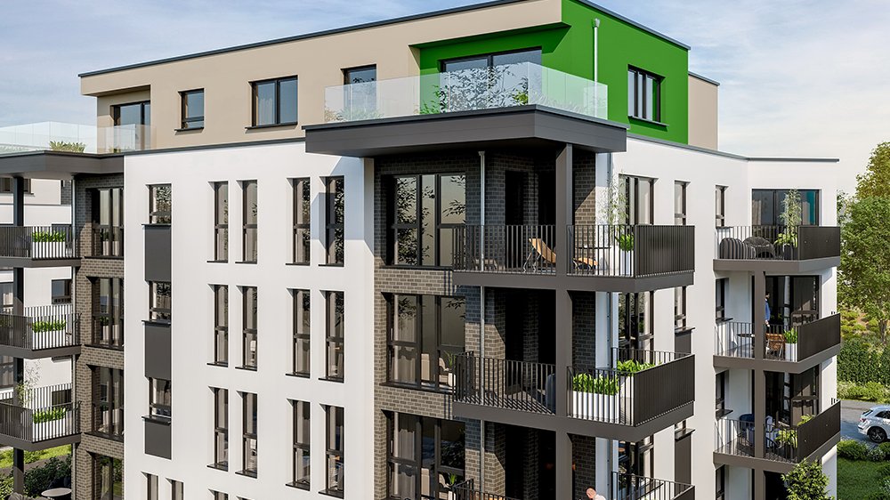 Image new build property condominiums Fritz-Reuter-Straße Friedberg Hessen