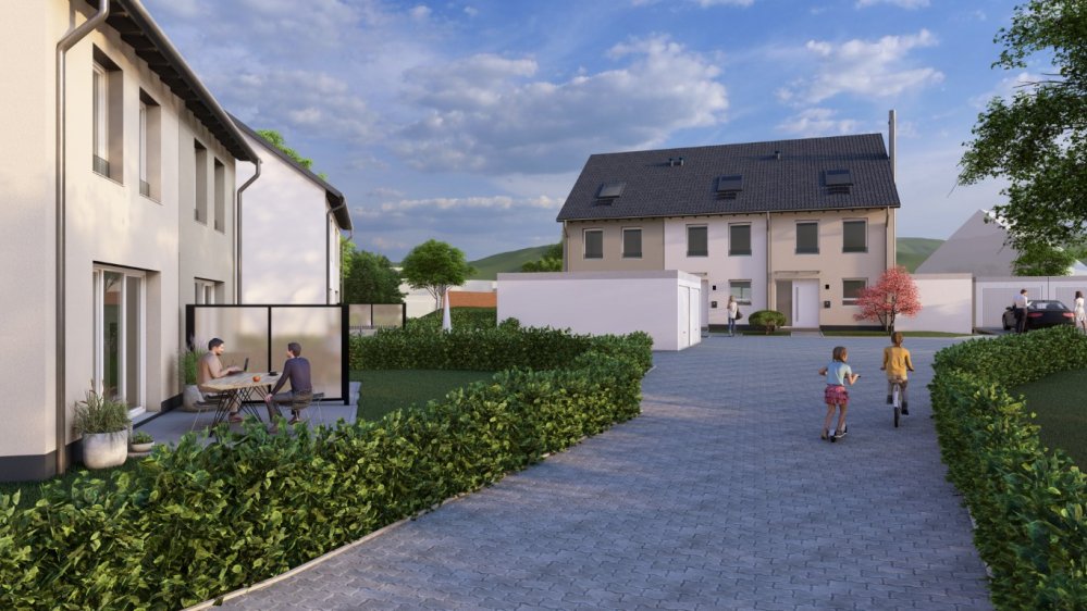 Image new build property houses Armenhöfestraße Renchen-Ulm