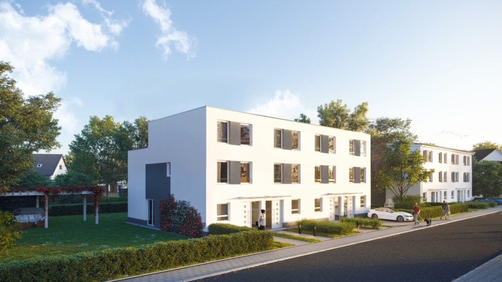 Image new build property houses Spitzrabauweg Wiesbaden