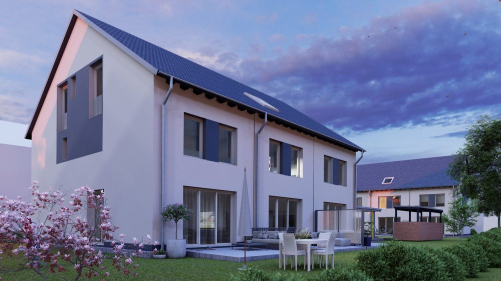 Image new build property houses Am Küchelberg Gau-Bischofsheim