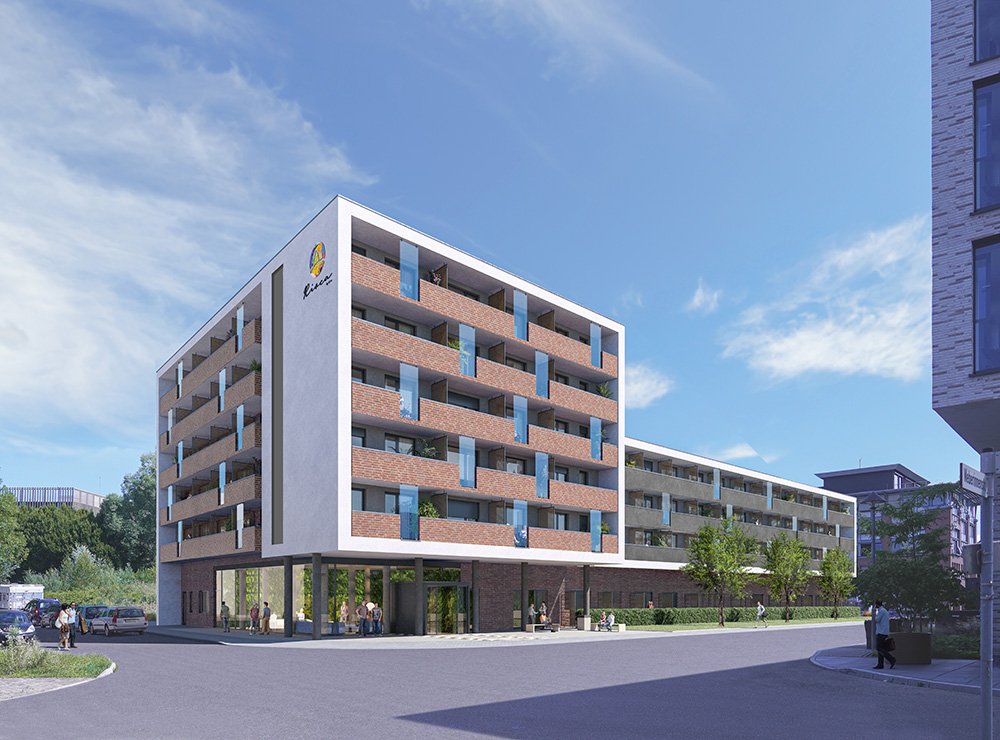 Image new build property Rioca Seepark Konstanz Posto 10 apartments Weberinnenstraße Konstanz