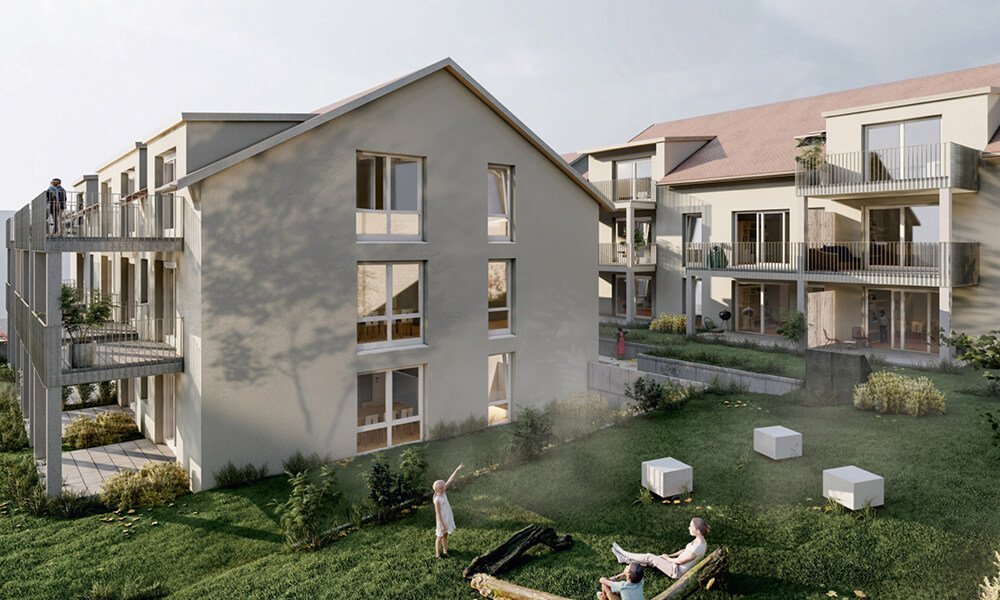 Image new build property condominiums Hinterweiler Straße Gomaringen