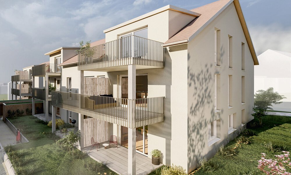 Image new build property condominiums Hinterweiler Straße Gomaringen