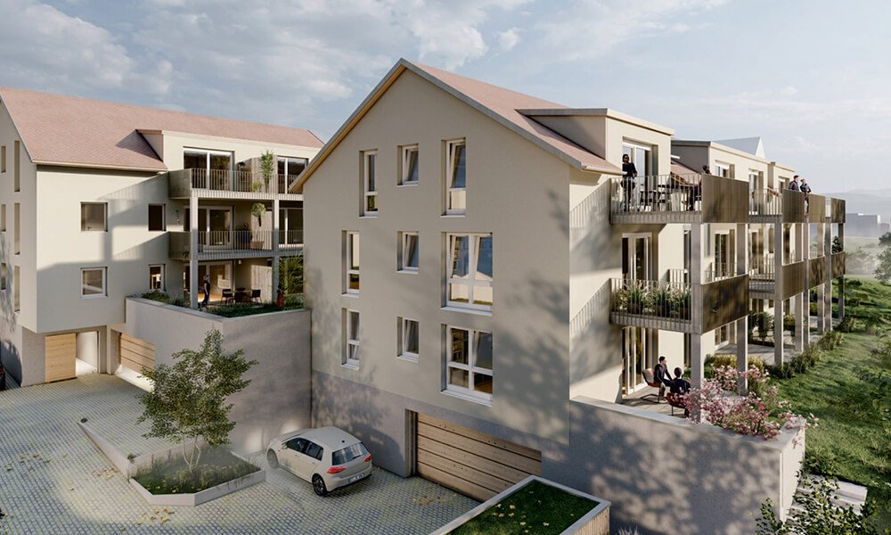 Image new build property condominiums Hinterweiler Straße Gomaringen