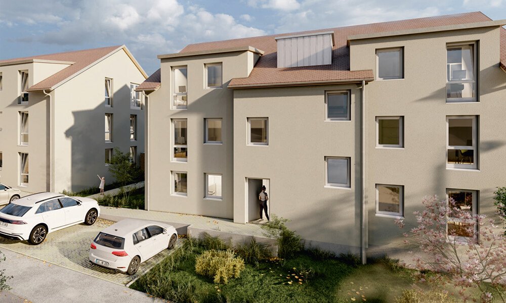 Image new build property condominiums Hinterweiler Straße Gomaringen