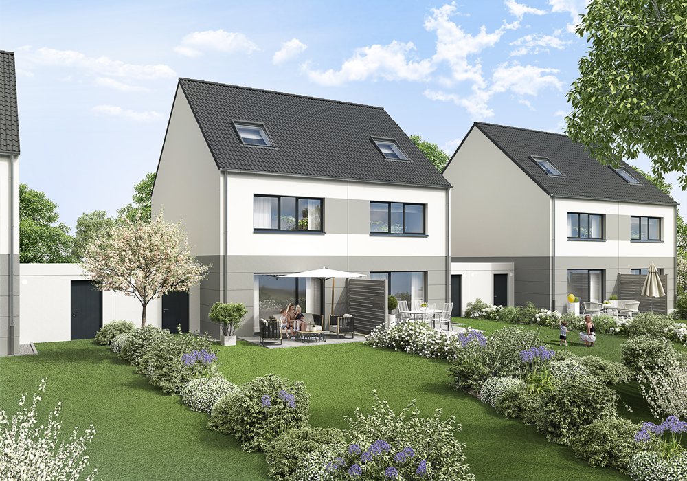 Image new build property Schachtstraße | Wegener Doppelhäuser, Alsdorf