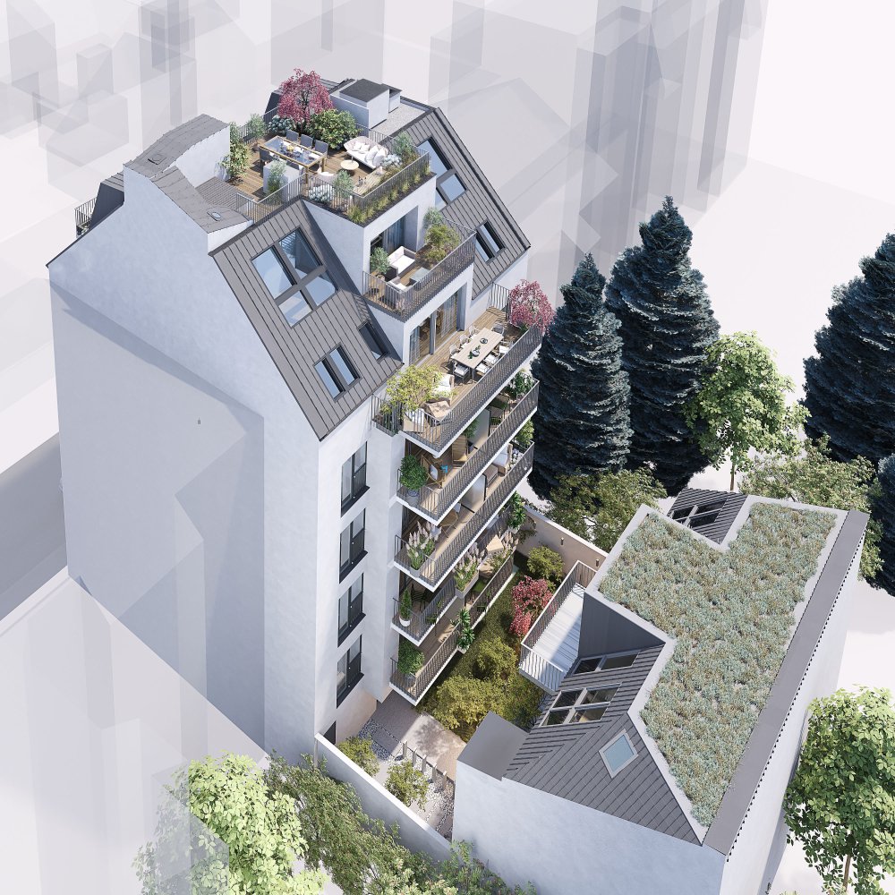 Image new build project condominiums Mengergasse 11, Vienna