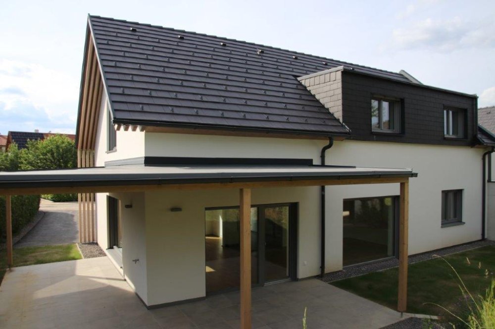 Image new build property detached house Einfamilienhaus Pischelsdorf in der Steiermark