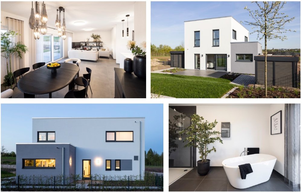 Image new build property houses Leben in Fulda Merkurstrasse Fulda Haimbach