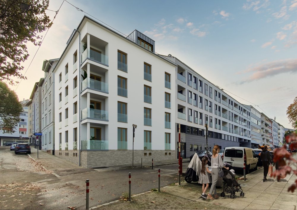 Image new build project condominiums HEU9 Stuttgart Mitte Heusteigstraße Stuttgart