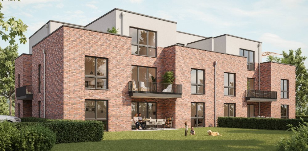 Image new build property condominiums IC 14 Hanseviertel Ilse-Cartellieri-Straße Lüneburg