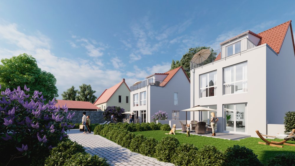 Image new build property condomiums and houses Wohnen an der Ringmauer Bad Homburg