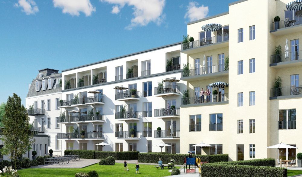 Image new build and renovated property condominiums Elbschlösschen Ensemble Meißen