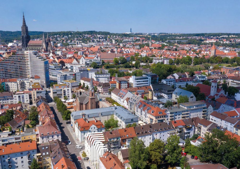 Image new build property condominiums GRÜNER BAUM Neu-Ulm Hermann-Köhl-Straße