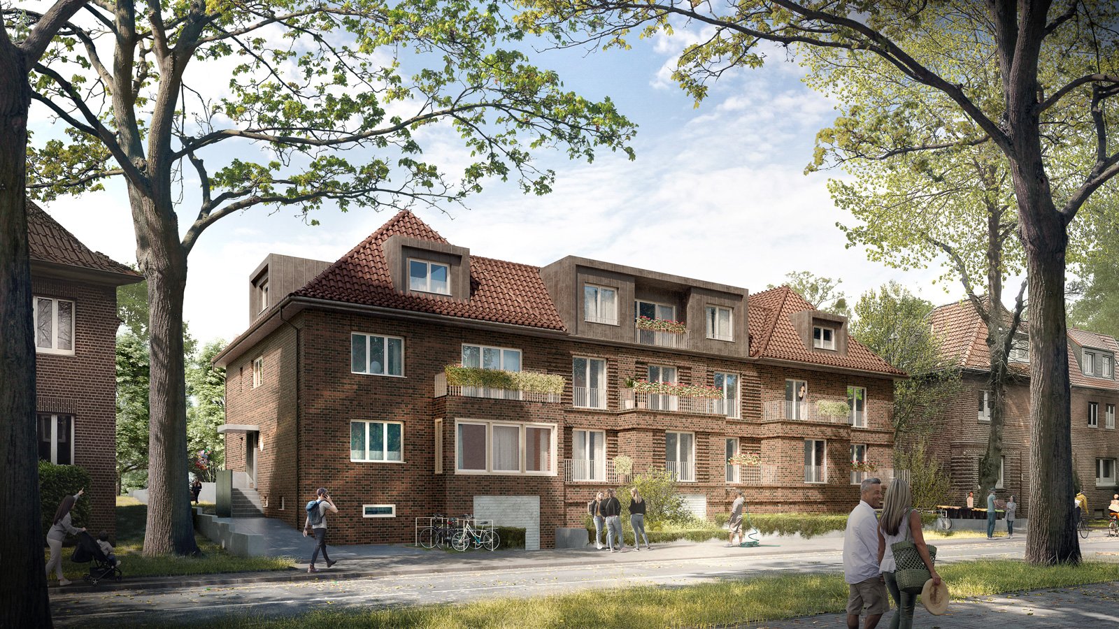 Image new build property Metzer Straße 24-28, Munster