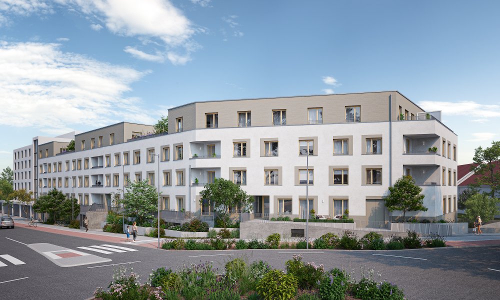 Image new build property condominiums QURS Bad Vilbel Am Sportfeld Homburger Straße