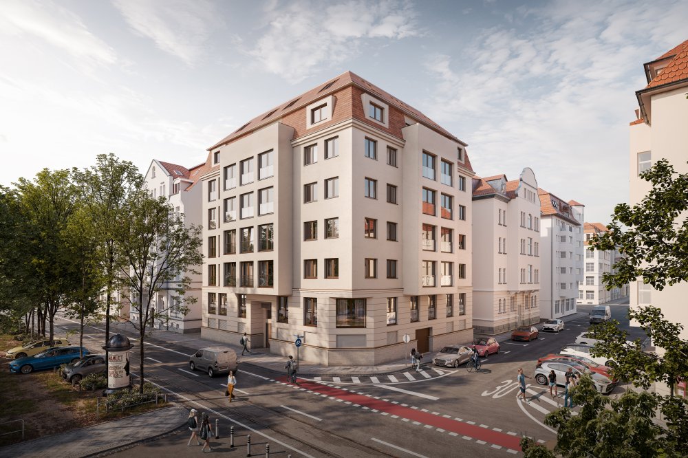 Image new build property condominiums Richard L. Richard-Lehmann-Straße Leipzig