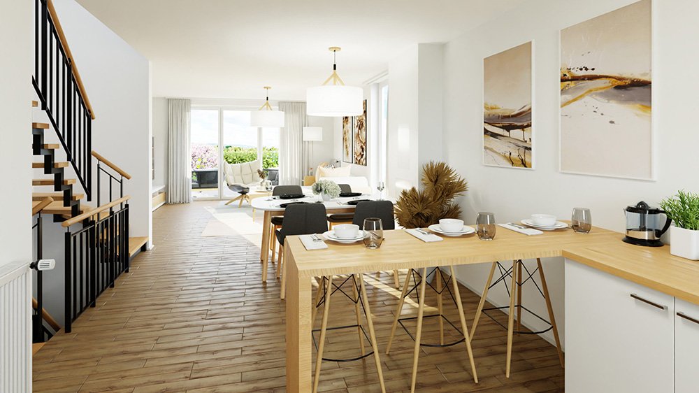 Image new build property houses Im Ellernbusch Hamburg