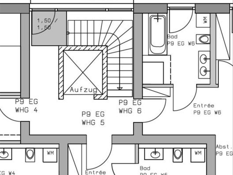 Grundriss Whg 5 P9