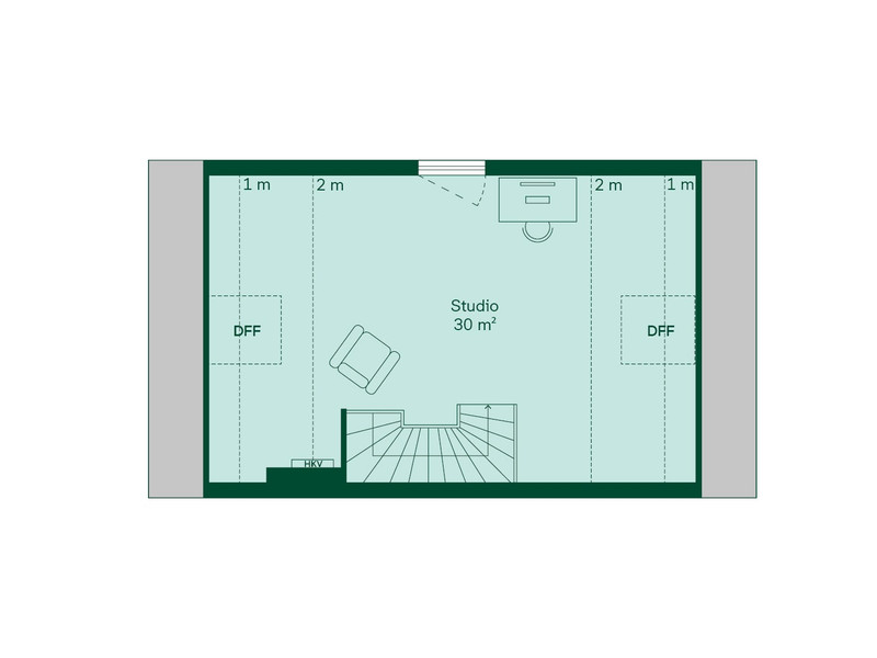 Doppelhaus Grundriss DG