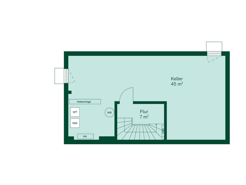 Doppelhaus Grundriss UG