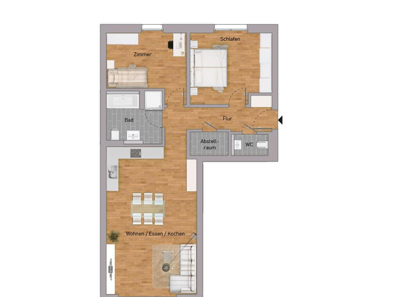 Grundriss Wohnung 4-2.0.3