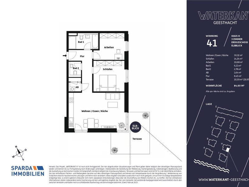 Grundriss Wohnung 41