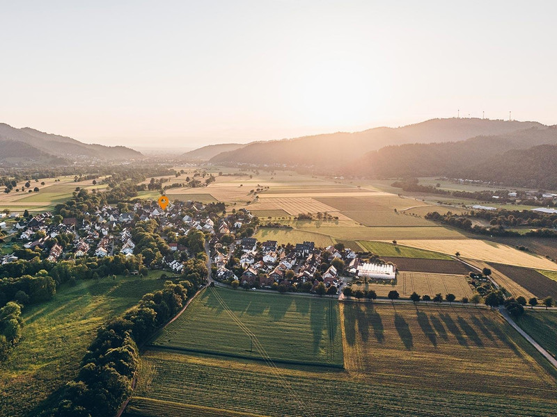 Blick über das Dreisamtal in Richtung Freiburg